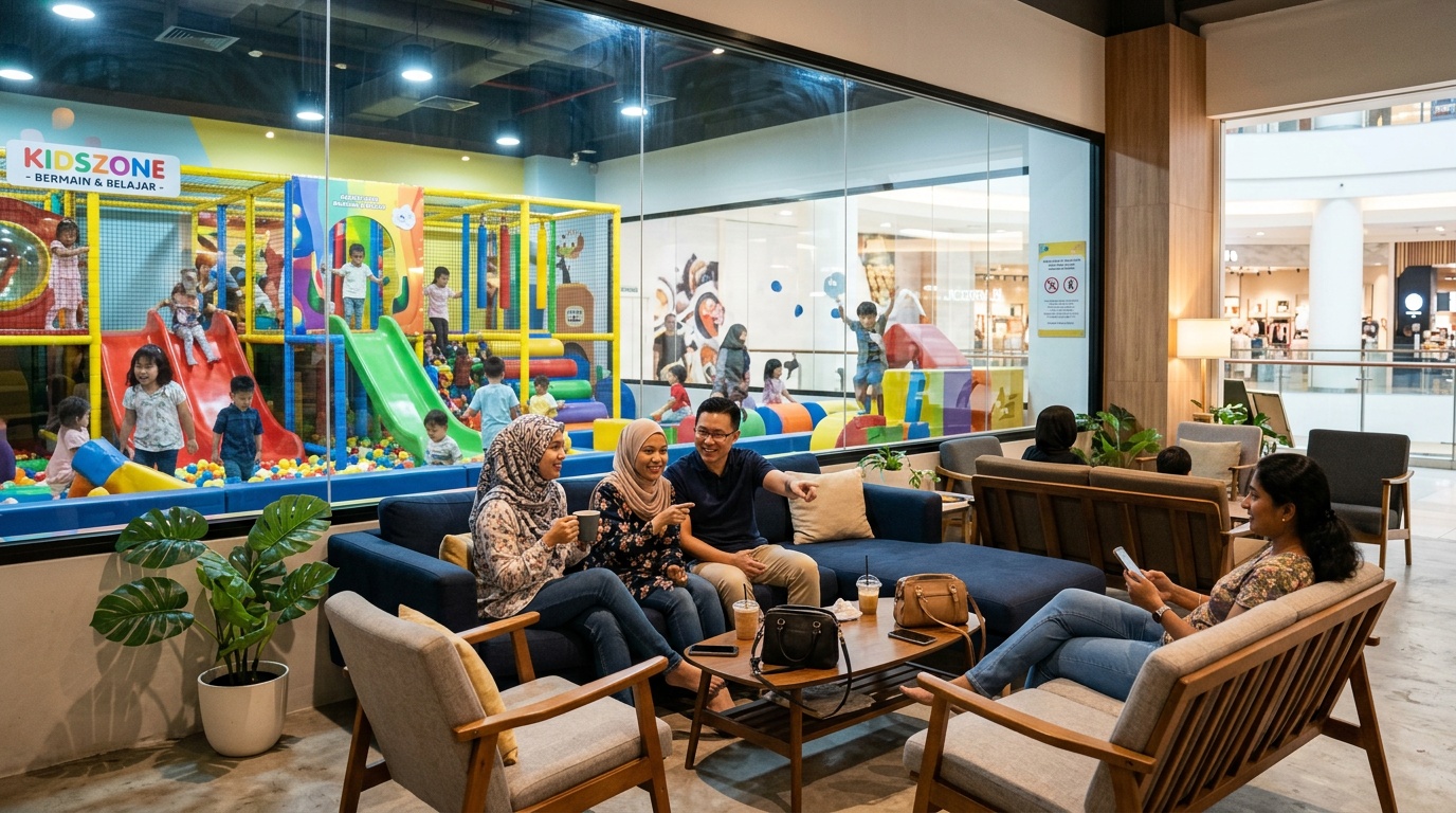 Lounge pemerhatian ibu bapa Kids Play Malaysia