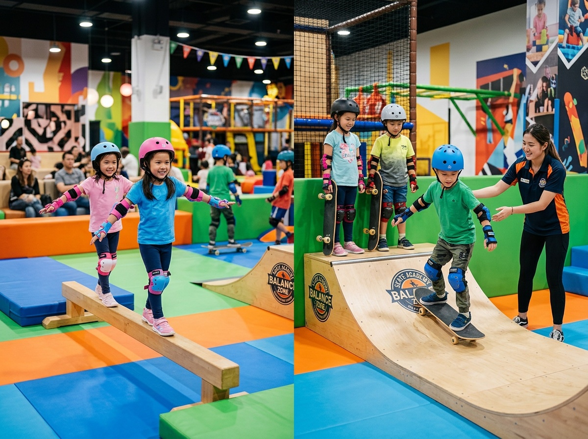 Balance and skate zone
